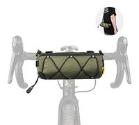 Rhinowalk - Borsa da manubrio per bicicletta, borsa contenitore anteriore con tracolla, per bici da strada, mountain bike, ciclismo e cicloturismo (verde)