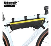 Rhinowalk Borsa da telaio per bici Borsa da traversa triangolare per bici da 2,4 litri impermeabile Bikepacking Borsa da viaggio per ciclismo adatta per bici da strada MTB