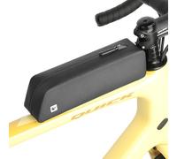 Rhinowalk Borsa del telaio della bicicletta con cerniera, impermeabile e stabile, borsa da bicicletta professionale, accessori da ciclismo per mountain bike e bici da strada, nero