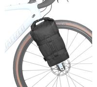 Rhinowalk Borsa per forcella anteriore della bicicletta, impermeabile, 6,5 l, per scooter elettrico, accessori per mountain bike, bici da strada, colore nero