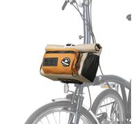 Rhinowalk Borsa per manubrio bicicletta Quick Release tasca frontale per bicicletta pieghevole Brompton, borsa da bicicletta con tracolla impermeabile