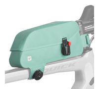 Rhinowalk Borsa per telaio della bicicletta con patta magnetica, impermeabile, borsa per tubo superiore della bicicletta, borsa per riporre attrezzi da ciclismo, per MTB e bici da strada (blu Tiffany)