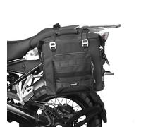 Rhinowalk Borse da sella per moto, impermeabili, a sgancio rapido, 25 l, adatte per la maggior parte dei portabiciclette sportive e avventure (nero, confezione da 1), MTR2050-1