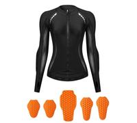 Rhipnide Giacca Moto Donna con Protezioni CE Livello 2, Maglia Protettiva in Mesh Traspirante e Riflettente per Estate, Attrezzatura Motociclista Pendolare Motocross Urban Sportiva Tessile