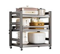 RHJOPL Carrello Portaoggetti Sottile,carrello Portaoggetti Con Ruote Ultrasottile,porta Spezie In Acciaio Al Carbonio Accanto Al Frigorifero,portaoggetti for Alimenti(50x85x41cm)