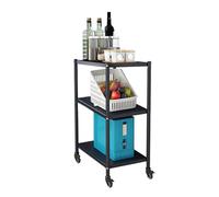 RHJOPL Carrello Portaoggetti Sottile, Carrello Sottile Estraibile A 3-5 Livelli, In Acciaio Inox, Ripiano For Dispensa, Ideale For Dispensa, Casa E Cucina.(22x50x82cm)