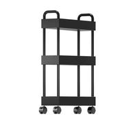 RHJOPL Carrello Sottile Con Ruote,carrello Portaoggetti Sottile,carrello For Lavanderia Sottile Con Maniglia, Carrello Estraibile Sottile A 5 Livelli,for Piccoli Spazi(14x70x40cm)