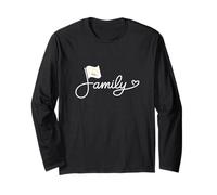 Rhode Island Famiglia Rhode Islander Bandiera Heritage Word Art Maglia a Manica