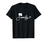 Rhode Island Famiglia Rhode Islander Bandiera Heritage Word Art Maglietta