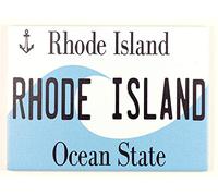 Rhode Island - Magnete da collezione per frigorifero, 6,3 x 8,9 cm