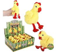 Rhode Island Novelty 12,1 cm Pollo Squeezy Bead Peluche 12pz