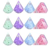 Rhode Island Novelty Puzzle labirinto a forma di diamante, confezione da 12, colori assortiti (blu, rosa, viola, verde), divertente da prendere in giro, regalo ideale o premio di gioco per bambini