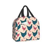 Rhode Island Red Chicken Borsa termica per il pranzo per donna Uomo Contenitore per il pranzo Contenitore riutilizzabile a tenuta stagna Borsa termica per ufficio Picnic Sporting