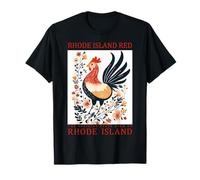 Rhode Island Red State Bird Souvenir da Viaggio Maglietta