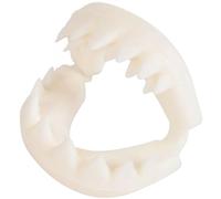 Rhode Island - Set di Denti Finti a Forma di squalo Bianco