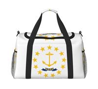 Rhode Island State Flag Tote Bag Donne Uomini Viaggi Crossbody Bag Borsa a Tracolla Borsa a Tracolla Borse da Lavoro Borsa Hobo Borsa per Tutti i Giorni