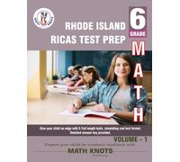 Rhode Island State( RICAS) , 6th Grade MATH Practice Tests ,Volume 1