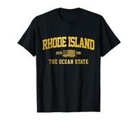 Rhode Island The Ocean State RI Pride Maglietta