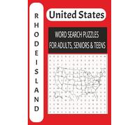 Rhode Island USA Word Puzzle Book: The Ultimate Word Search Book for Adults, Seniors, and Teens | Large Print Edition | Brain Training Adventure: 50 Exciting Puzzles!