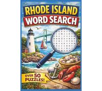 Rhode Island Word Search Puzzle Book: Word Searches with Easy to Read Print about Rhode Island, Providence, Newport and More | 6x9 inches, 110 pages | 50+ Puzzles - Gifts for Vacations, Holidays, and Free Times