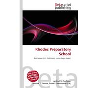 Rhodes Preparatory School: Ron Brown (U.S. Politician), James Caan (Actor)