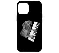 Rhodesian Ridgeback che suona il pianoforte e pianista amante dei cani Custodia per iPhone 12/12 Pro