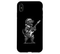 Rhodesian Ridgeback che suona la chitarra natalizia per amanti dei cani Custodia per iPhone XS Max