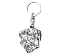 Rhodesian Ridgeback - Ciondolo a forma di cane argentato, decorazione per borset