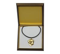Rhodesian Ridgeback - Collare IN Confezione Regalo, Dorato Rimorchio per Hun