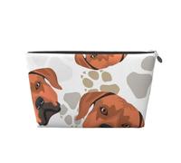 Rhodesian Ridgeback con amore, Borsa da toilette Borsa per trucco Borsa per cosmetici Borsa da toilette da viaggio portatile