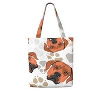 Rhodesian Ridgeback con amore,Borse della spesa riutilizzabili, borse per la spesa, borsa a tracolla in tela di grande capacità