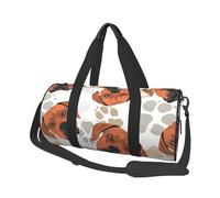 Rhodesian Ridgeback con amore, Borsone da viaggio di grande capacità Borsa rotonda Borsa da viaggio sportiva Borsa da viaggio Borsa da fitness