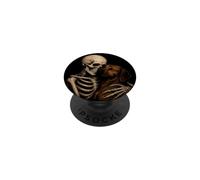 Rhodesian Ridgeback Goth Dog Lover Skeleton Abbracciare Art PopSockets PopGrip Adesivo