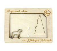 Rhodesian Ridgeback I cornice per foto in compensato Art-Dog