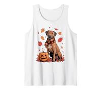 Rhodesian Ridgeback Lover Zucca Autunno Autunno Ringraziamento Canotta