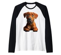 Rhodesian Ridgeback Motivo Cane da Caccia Cani Orgogliosi Maglia con Maniche Raglan