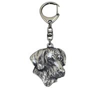 Rhodesian Ridgeback - Portachiavi argentato con cane, decorazione per borsa, cio