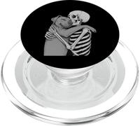 Rhodesian Ridgeback Skeleton Hug Halloween amante dei cani PopSockets PopGrip per MagSafe
