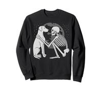 Rhodesian Ridgeback Skeleton Moon, Amante dei Cani di Halloween Felpa