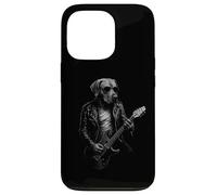 Rhodesian Ridgeback Suonare la Chitarra Rock Music Amante dei Cani Custodia per iPhone 13 Pro