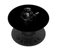 Rhodesian Ridgeback Suonare la Chitarra Rock Music Amante dei Cani PopSockets PopGrip Adesivo