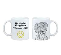 Rhodesian Ridgeback tazza con il cane Mi rende felice Art-Dog