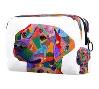 Rhodesian Ridgeback - Trousse per cosmetici, da donna, per articoli da toeletta da viaggio, grande, pratica borsa organizer con cerniera, Multi, 18.5x7.5x13cm/7.3x3x5.1in, Beauty case