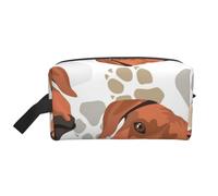 Rhodesian Ridgeback With Love, organizer per cosmetici di grande capacità, borsa da viaggio per il trucco da donna