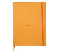 Rhodia Quaderno morbido 117565C – 19x25 cm – DOT 160 pag. – Clairefontaine 90 g/m² – Arancione