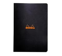 RHODIA 119163Cpack - conf. 10 QUADERNI a punti metallici Black A4 80g/m²