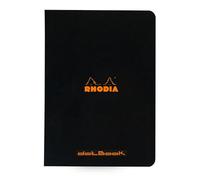 RHODIA 119186Cpack - Una Confezione da 10 taccuini a punti metallici Black - A5 - Puntinato DOT - 96 pag. - Carta Clairefontaine Bianca 80g/m² -copertina in carta trattata morbida, resistente e impermeabile