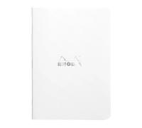 RHODIA 119187Cpack - Una Confezione da 10 taccuini a punti metallici White - A5 - a righe - 96 pag. - Carta Clairefontaine Bianca 80g/m² -copertina in carta trattata morbida, resistente e impermeabile