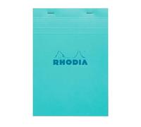 Rhodia 16295C - Rhodia blocco a punto metallico COLORI N°16 - A5 14, 8x21 cm - Quadretti piccoli - 80 fogli staccabili - Carta Clairefontaine 80g/m² - copertina di carta colori assortiti - Confezione da 10 - Colore casuale