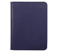 RHODIA 168120C - Cartella con zip Rhodiarama Blu Notte - per Blocchi e Quaderni A4 o A4+ - Dimensione chiuso 25,5x34 cm - Tasca per Tablet - Simil Cuoio Premium